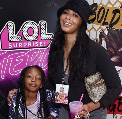 Ava Marie Jean Wayans with her mother Vanessa Simmons.
